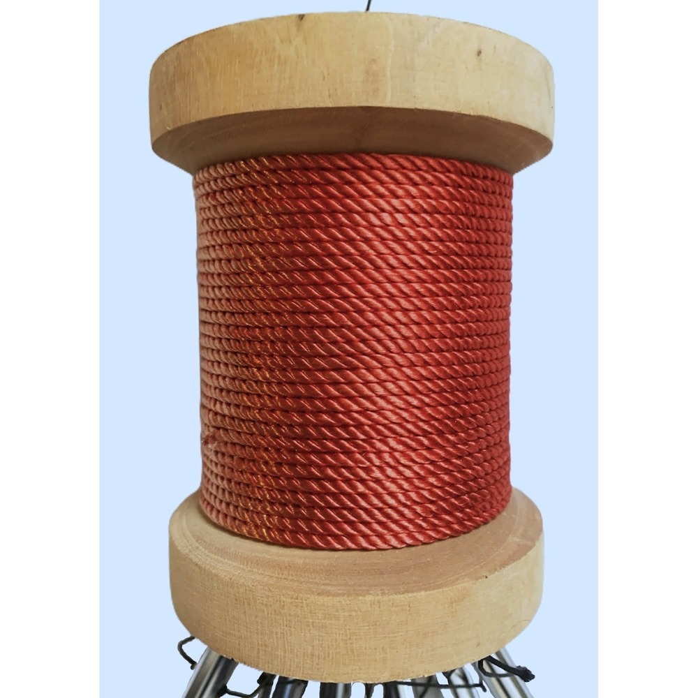 Wind‎ Chime Seamstress Sewing Theme Lg Thread Spool Body Nice Tone 29"
